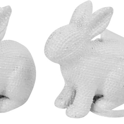 ENSEMBLE 6 PIECES MINI BUNNIES BLANC (4153)