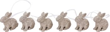 SET MINI LAPIN DORÉ 6 PIÈCES (4154)