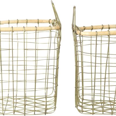 STORAGE BASKETS "SKANSEN" 2-PIECE SET (3838)