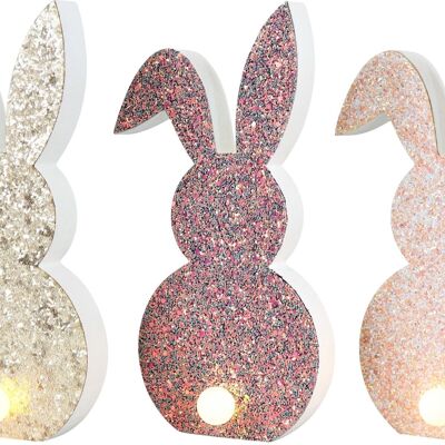 LIGHT BUNNIES "JOY" 3-PIECE SET (3664)