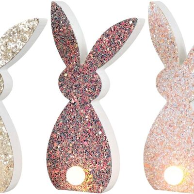 LIGHT BUNNIES "JOY" 3-PIECE SET (3672)