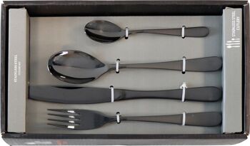 SET DE COUVERTS "BASALTE" SET 24 PIECES (1211)