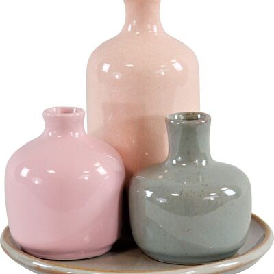 VASE EMBLE "CONFETTI" 4 PIECES SET (8636)