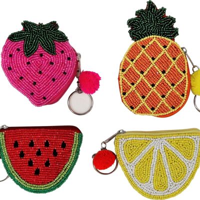 SACCHETTO DI PERLE "FANCY FRUITS" SET 4 PEZZI (5459)