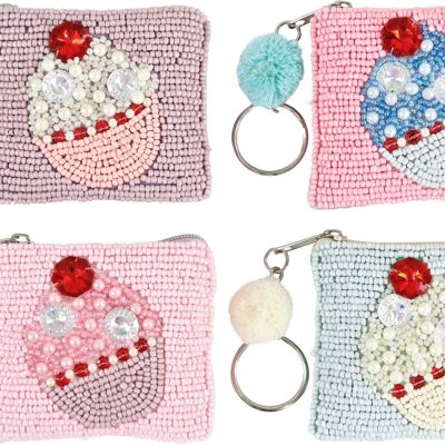 FUNDA PARA LLAVES "CUPCAKE" JUEGO DE 4 PIEZAS (5308)