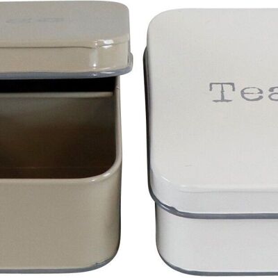 VORRATSDOSEN"TEA BOX" 4 TEILIGES SET (7272)