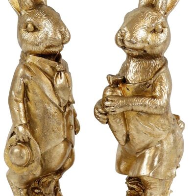 GOLD BUNNIES "NOSTALGIA 2 PIECES SET (6536)