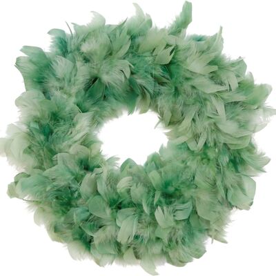 COURONNE DE PRINTEMPS " VERT MENTHE " (2353)