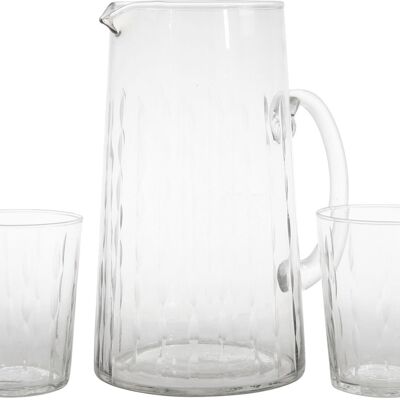 JUG WITH GLASSES"BODEGA" 5-PIECE SET (8008)