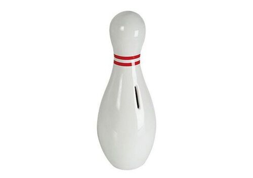 Spardose Bowling Pin, Kegel, aus Keramik, (H) 30cm, 11 cm Ø