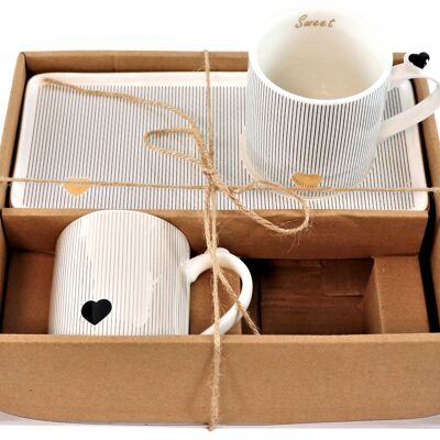 MUG SET"LOVE" 2-PIECE SET (8225)