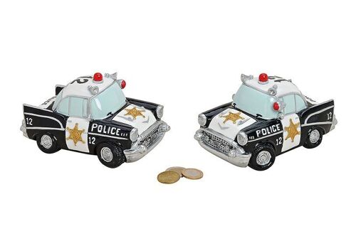 Spardose Polizeiwagen aus Poly, B17 x T10 x H9 cm