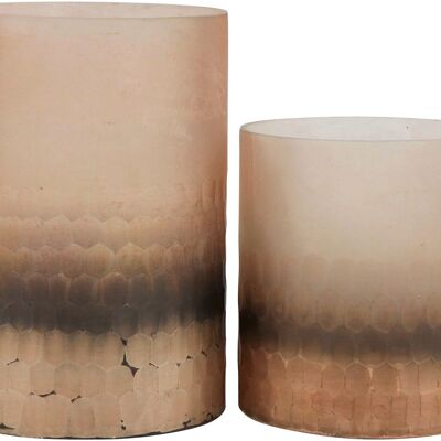 LANTERNS/VASES "SAVANNAH" 2-PIECE SET (1895)