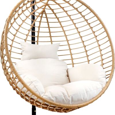 "LOGGIA" HANGING CHAIR WITH STAND (3930)