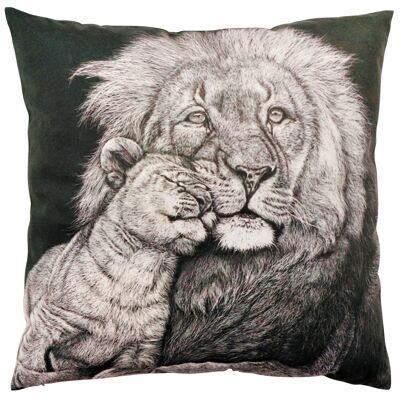 CUSHION COVER"LION"45x45 (8070)