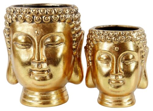 ÜBERTÖPFE"BUDDHA" 2 TEILIGES SET (8297)