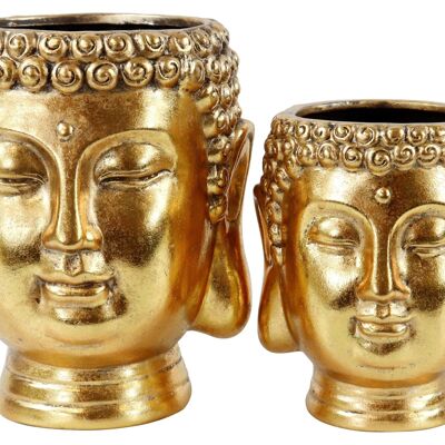 ÜBERTÖPFE"BUDDHA" 2 TEILIGES SET (8297)