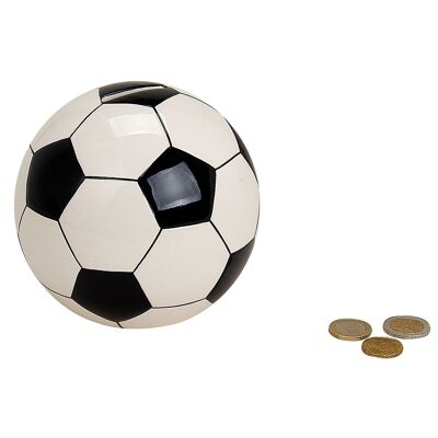 Hucha de fútbol de cerámica, L 13 cm