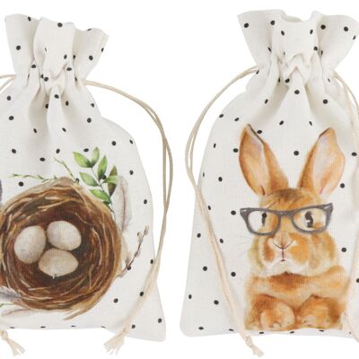 BAG "HAPPY BUNNY" 2-PIECE SET (4455)