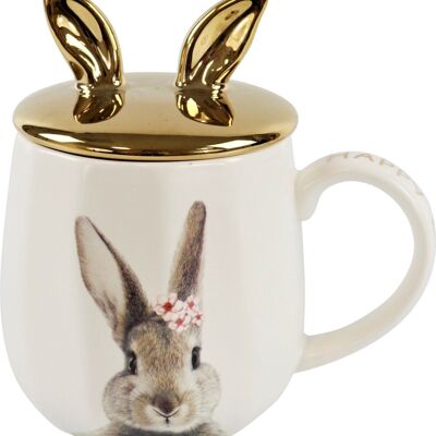 CUP WITH LID "BUNNY" (2895)