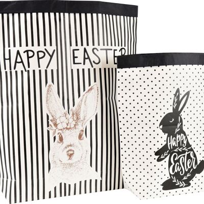 PAPER BAGS "HAPPY EASTER" 2-PIECE SET (8951)