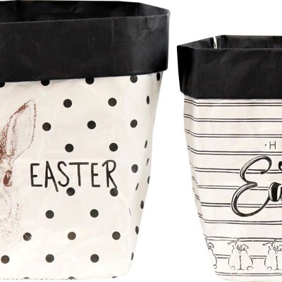 STORAGE-BAGS"HAPPY EASTER" 2 TEILIGES SET (8957)