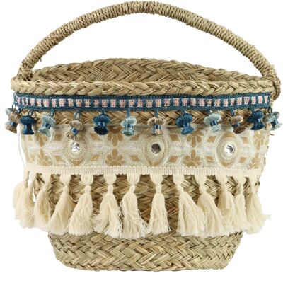 "MYKONOS" BASKET BAG (6552)