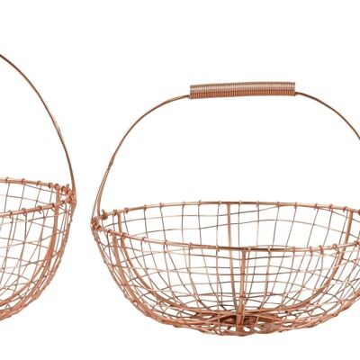 HANDLE BASKETS "MAGAZZINO" 3-PIECE SET (6302)