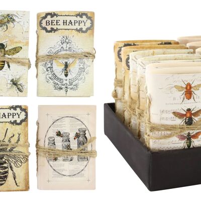 MINI BOOKS"BEE HAPPY" 12 PIECE SET (9649)