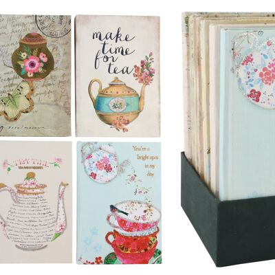 NOTEBOOKS"TEA TIME" 6 PIECE SET (9670)