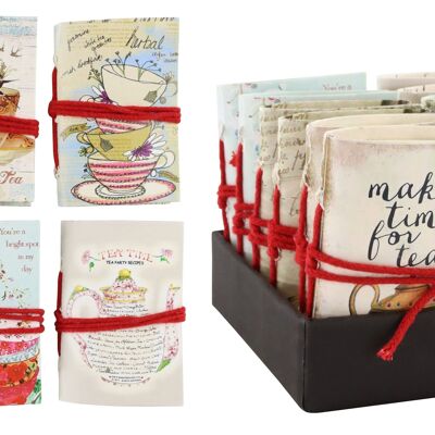 MINI BOOKS"TEA TIME" 12 PIECE SET (9672)