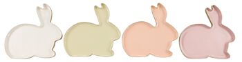 ASSIETTE "LAPIN" SET DE 4 PIÈCES (5807)