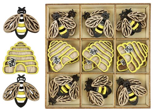 STREUSCHMUCK"BUSY BEE" 18 TEILIGES SET (6787)