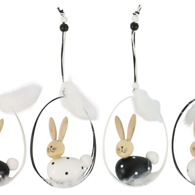 RABBIT IN EGG "CHESS" 4 PIECE SET (4745)