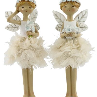 FIGURES "FLOWER FAIRIES" 2-PIECE SET (1319)