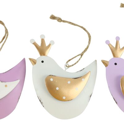 BIRD PENDANT "VIOLETTA" 3 PIECES SET (4850)