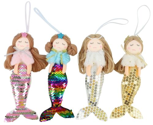 ZIERHÄNGER"MERMAID" 4 TEILIGES SET (7433)