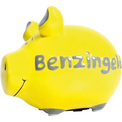 Spardose KCG Kleinschwein, Benzingeld, aus Keramik (B/H/T) 12,5x9x9 cm