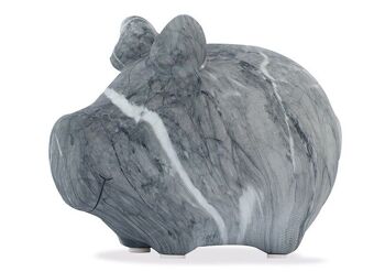 Tirelire KCG petit cochon, Inspired by Nature-Stein, en céramique, article 101587 (L / H / P) 12,5x9x9 cm