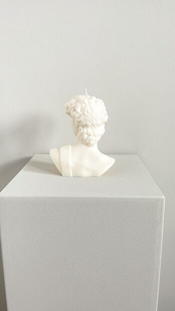 Bougie sculpture David 2