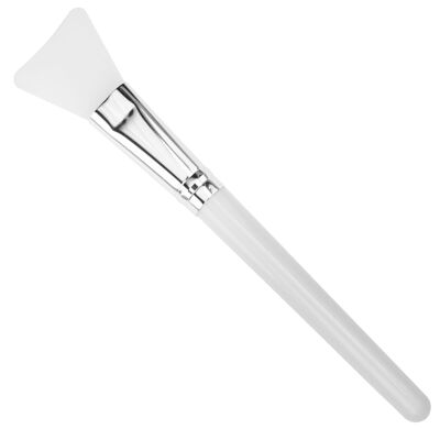 Silicone mask brush, white Length: 15.8 cm