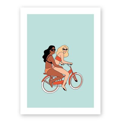 Poster . Vintage-Fahrrad