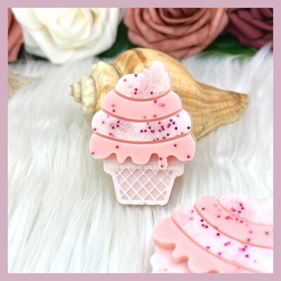 fondant de helado perfumado