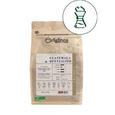 Café raro orgánico - Guatemala Quetzalito - filtro 250g