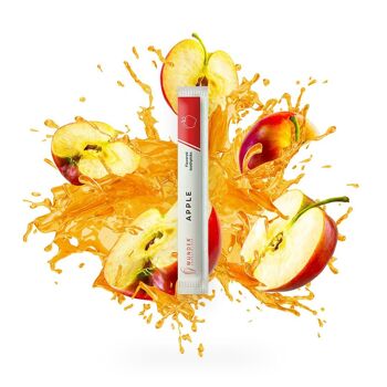 Cure-dents miracles avec saveur - 100x cure-dents emballés individuellement - en 7 variétés rafraîchissantes - hygiène buccale douce - haleine fraîche - cure-dents emballés individuellement avec saveur (pomme) 6