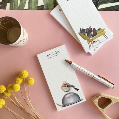 Mini notepad // chef`s table