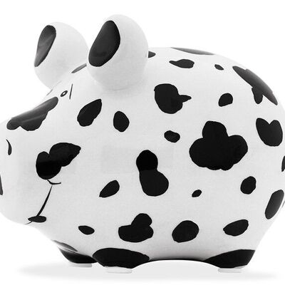 Money box KCG small pig, Dalmatian pig, made of ceramic, item 101660 (W / H / D) 12.5x9x9cm