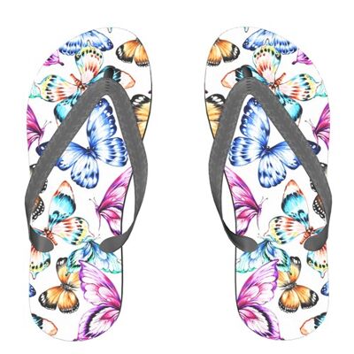 Lucy Butterfly Flip Flops Adult