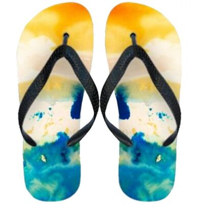 Caribbean Mystery Flip Flops