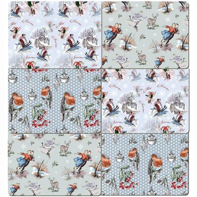 Set of 4 Christmas Placemats